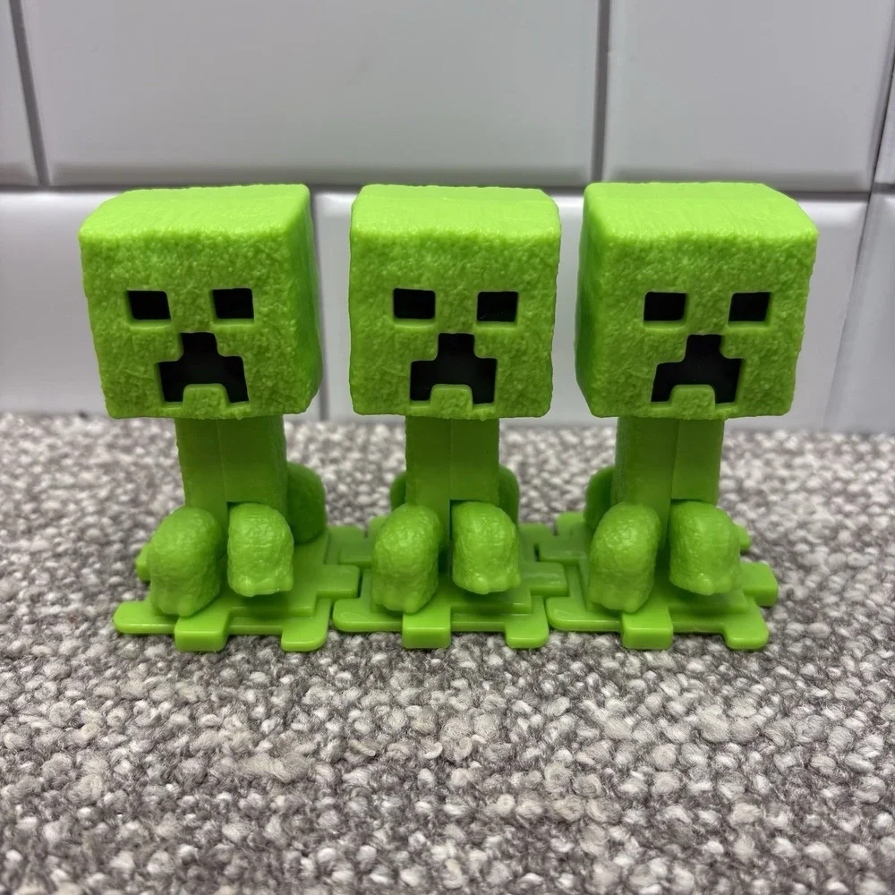 Minecraft 2025 McDonald's Toys Assorted Bee Creeper More Party Decorations‎